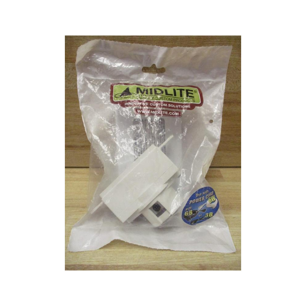 Midlite 4642-W Decor Recessed Power Inlet