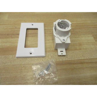 Midlite 4642-W Decor Recessed Power Inlet