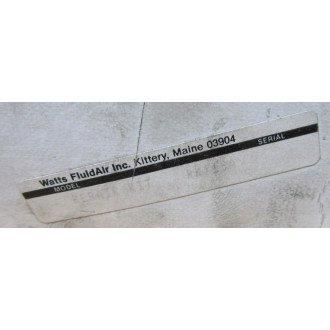 Watts Fluid Air RK115A Repair Kit