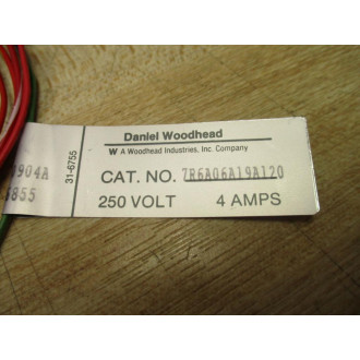 Daniel Woodhead 7R6A06A19A120 Micro-Change Receptacle 70807 (Pack of 2)