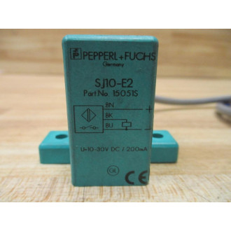 Pepperl + Fuchs SJ10-E2 Inductive Proximity Sensor 15051S - Used