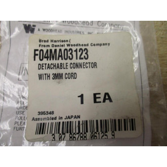 Daniel Woodhead F04MA03123 Detachable Connector