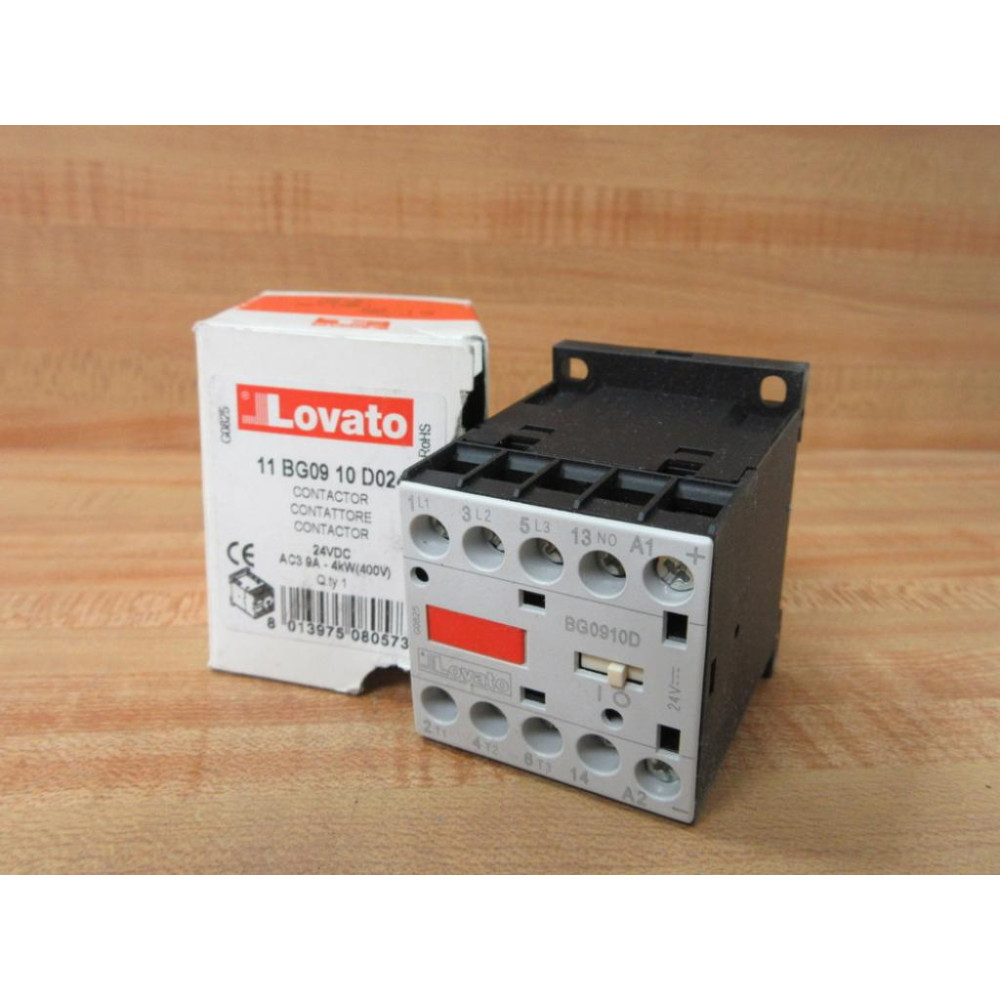 Lovato 11 BG09 10 D024 Contactor BG0910D