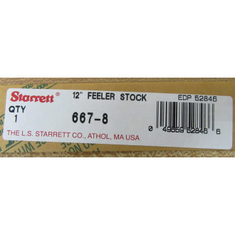 Starrett 667-8 Feeler Stock EDP52846 (Pack of 12)