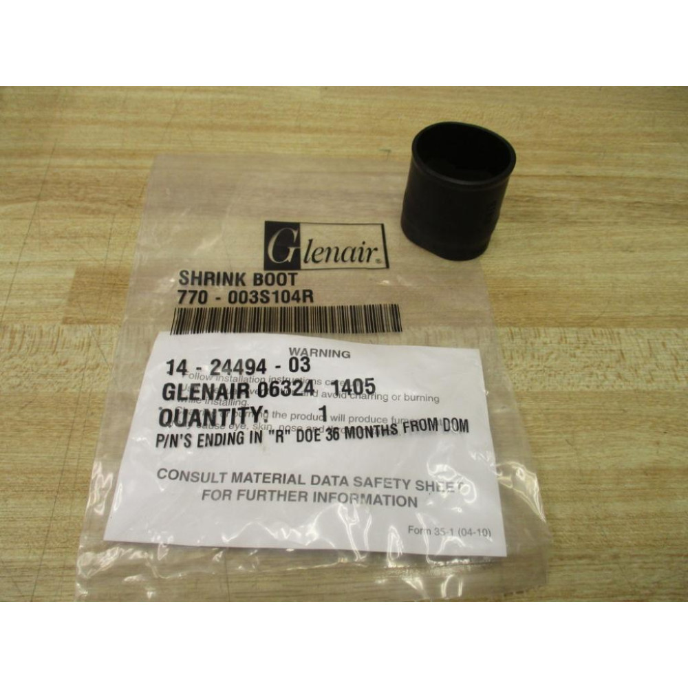 Glenair 770-003S104R Heat Shrink Boot 770003S104R Glenair 770-003S104R Heat Shrink Boot 770003S104R