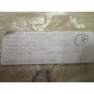 Kautex 0007769 Cup Seal (Pack of 8)