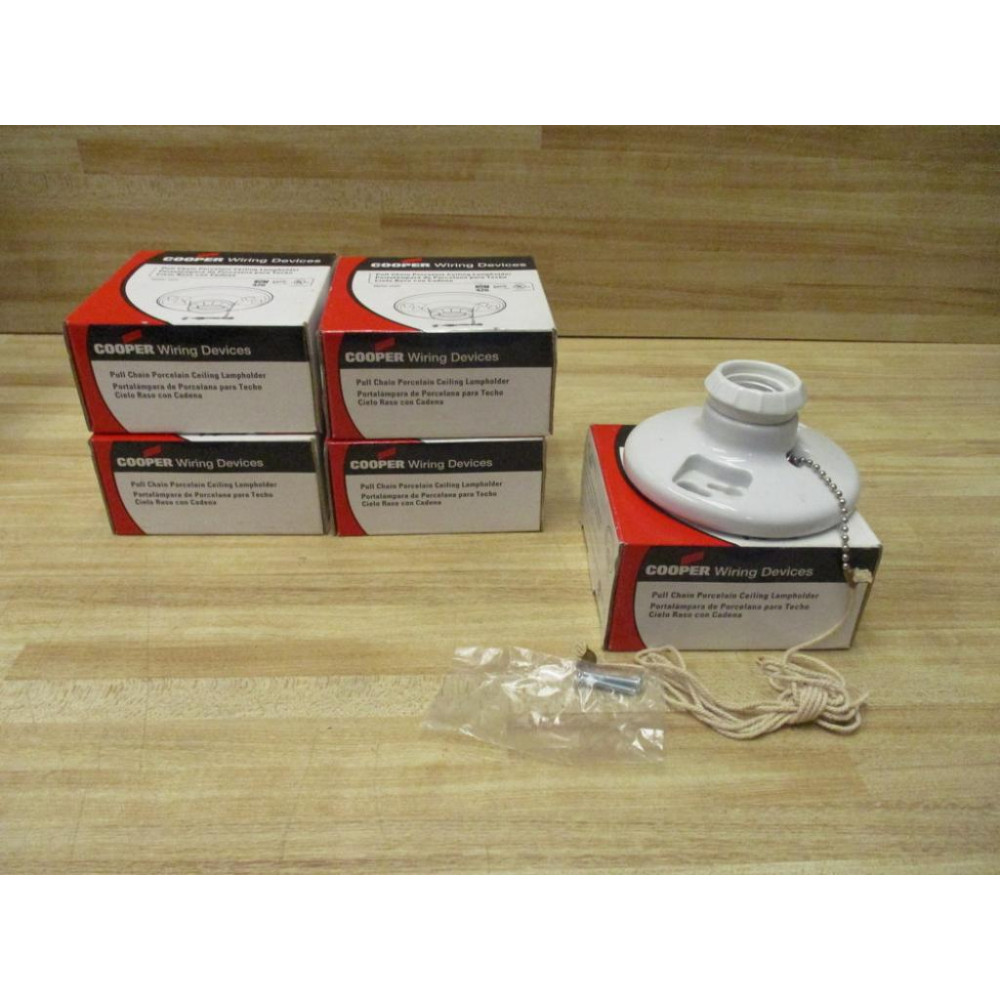 Cooper 659-SP Porcelain Lampholder 659 (Pack of 5) Cooper 659-SP Porcelain Lampholder 659 (Pack of 5)