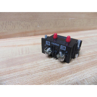 Cutler Hammer 10250T3 Eaton Contact Block Red Actuator - New No Box