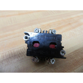 Cutler Hammer 10250T3 Eaton Contact Block Red Actuator - New No Box