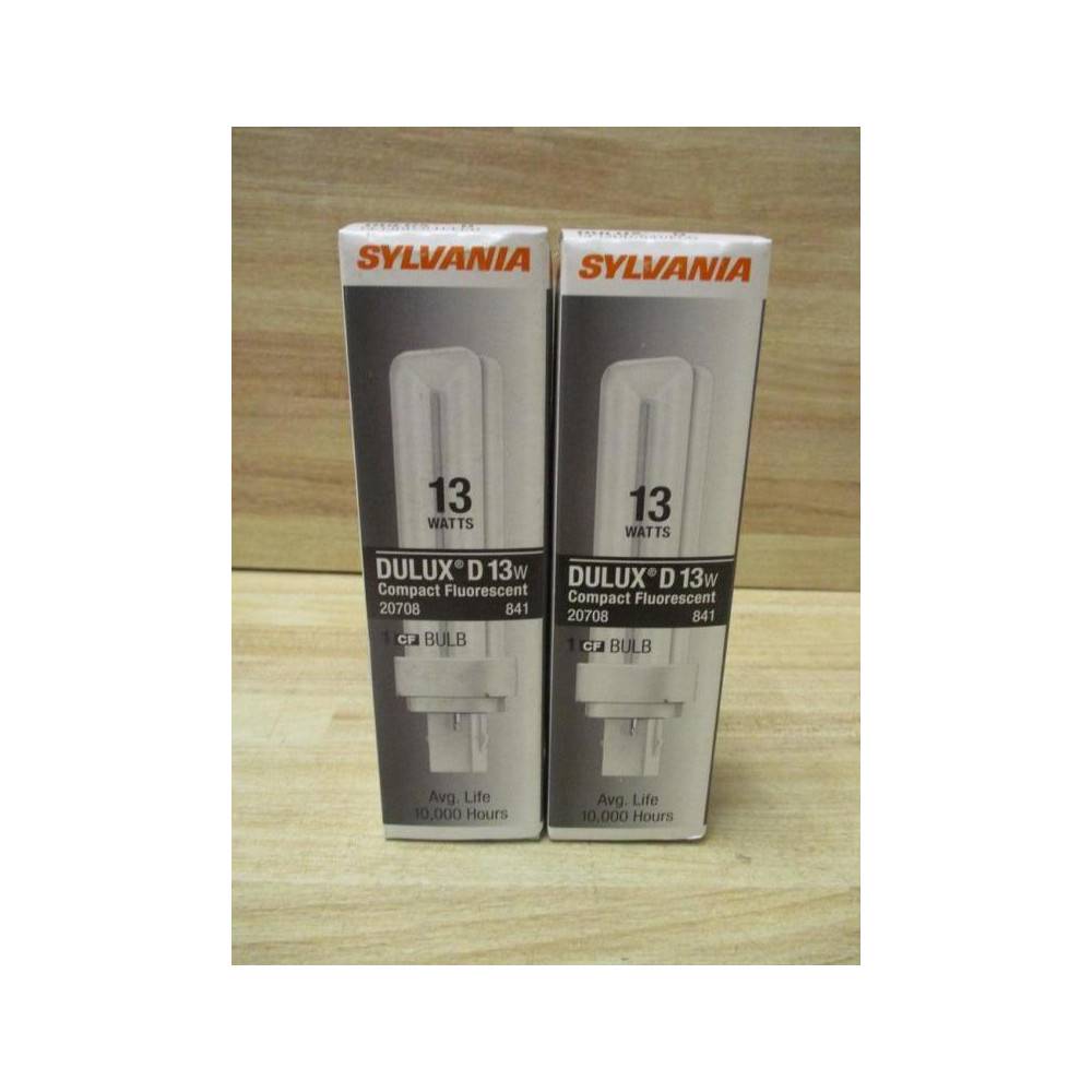 Sylvania CF13DD841ECO Dulux Compact Fluorescent Bulb 20708 (Pack of 2)