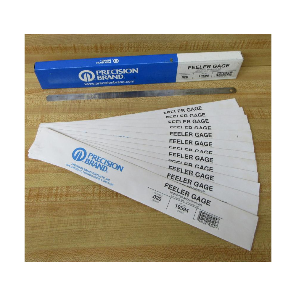 Precision Brand 19595 Feeler Gage 19594 (Pack of 12)