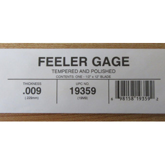 Precision Brand 19360 Feeler Gage19359 (Pack of 12) Precision Brand 19360 Feeler Gage19359 (Pack of 12)