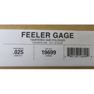 Precision Brand 19700 Feeler Gage 19699 (Pack of 12)