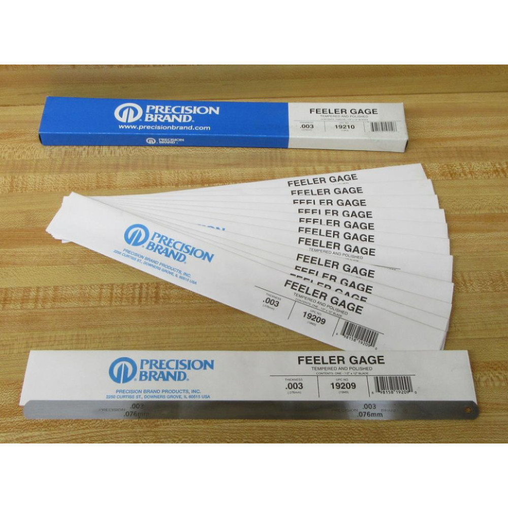 Precision Brand 19210 Feeler Gage 19209 (Pack of 12) Precision Brand 19210 Feeler Gage 19209 (Pack of 12)