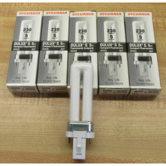 Sylvania 20325 Compact Fluorescent Bulb CF5DS827 (Pack of 5)