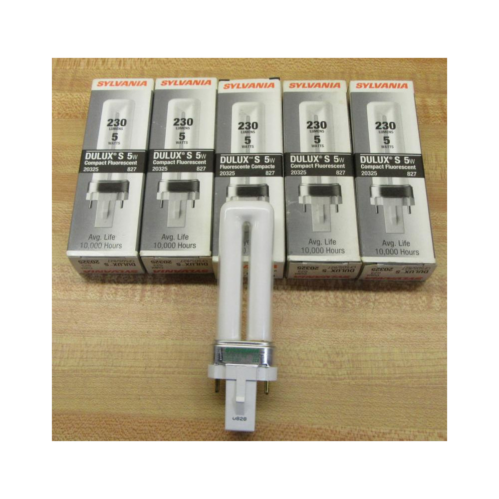 Sylvania 20325 Compact Fluorescent Bulb CF5DS827 (Pack of 5)