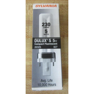 Sylvania 20325 Compact Fluorescent Bulb CF5DS827 (Pack of 5)