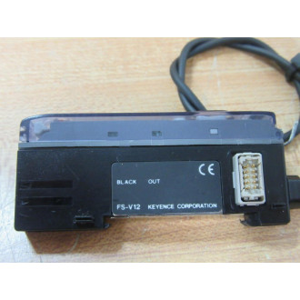 Keyence FS-V12 Photoelectric Amplifier Expansion FSV12 - Used