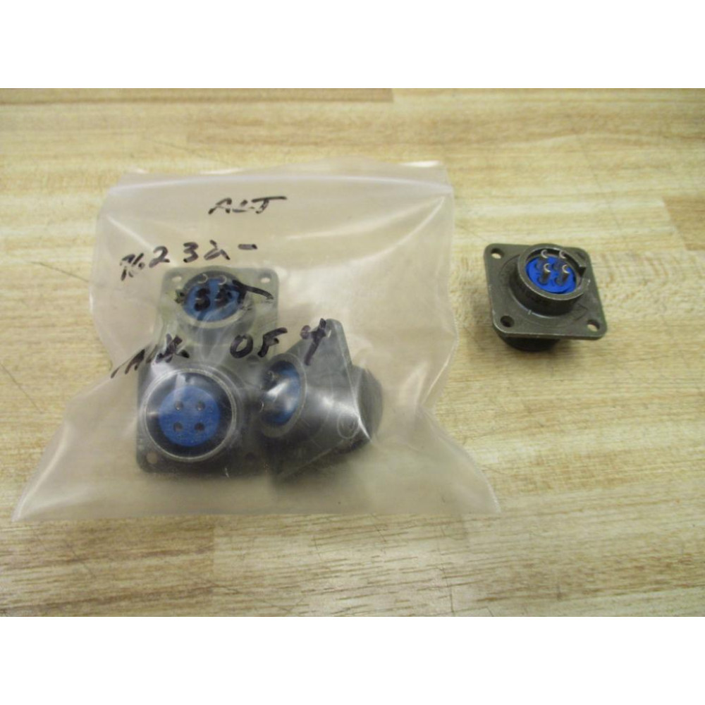 Amphenol 97-3102A-14S-2S Insert MS3102A-14S-2S (Pack of 4) - Used