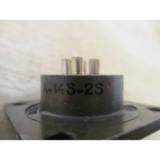 Amphenol 97-3102A-14S-2S Insert MS3102A-14S-2S (Pack of 4) - Used