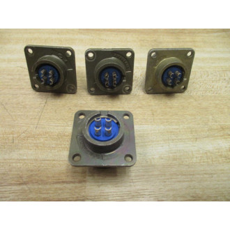 Amphenol 97-3102A-14S-2S Insert MS3102A-14S-2S (Pack of 4) - Used