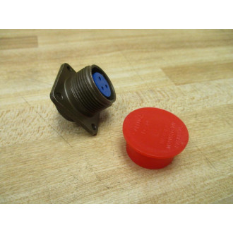 Amphenol MS3102A14S-1S Circular Connector MS3102A14S1S (Pack of 2) - New No Box
