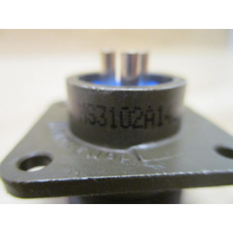 Amphenol MS3102A14S-1S Circular Connector MS3102A14S1S (Pack of 2) - New No Box