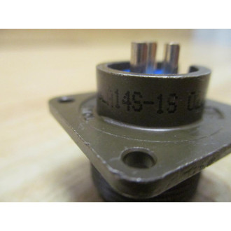 Amphenol MS3102A14S-1S Circular Connector MS3102A14S1S (Pack of 2) - New No Box