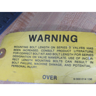 Bosch 98102.32007 Valve 081WV10P1V1005WS11560 D51 - New No Box