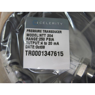 Celerity NTT 204 Pressure Transducer NTT204 TR0001347615