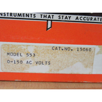 Simpson 15060 Panel Meter 553