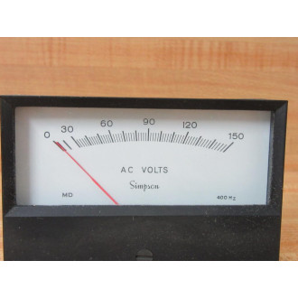 Simpson 15060 Panel Meter 553