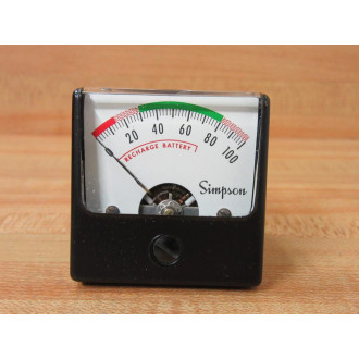 Simpson 1212 Panel Meter wo Hardware