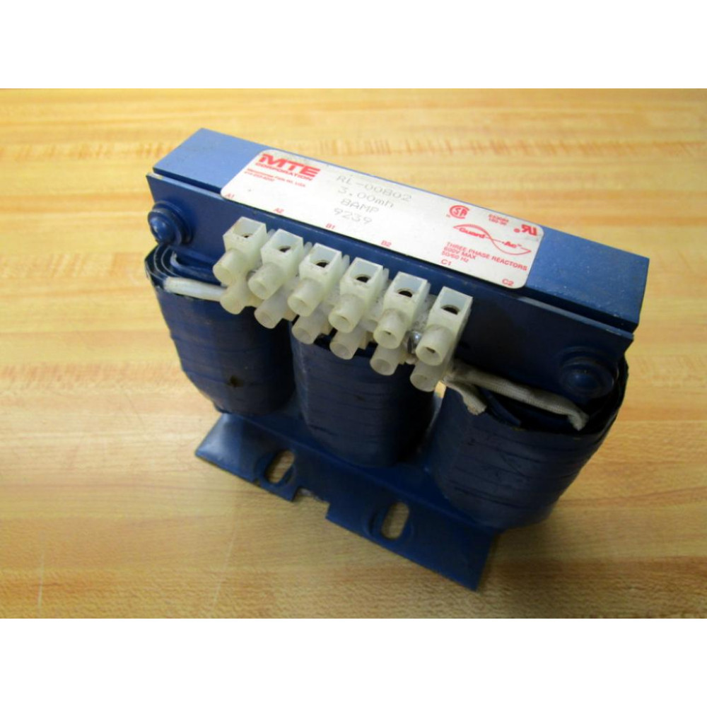 MTE RL-00802 Line Reactor RL00802 - Used