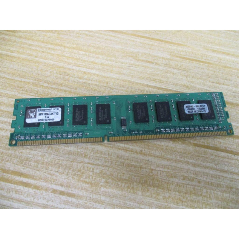 Kingston KVR1066D3N71G 1GB Memory Module KVR1066D3N71G - Used
