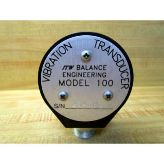 ITW Balance Engineering 100 Vibration Transducer - Used