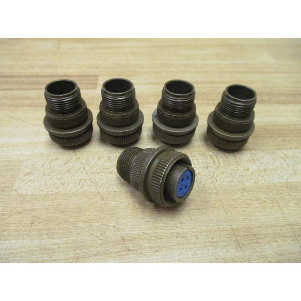 Amphenol MS3106A-14S-2S Circular Connector MS3106A14S2S (Pack of 5) - New No Box