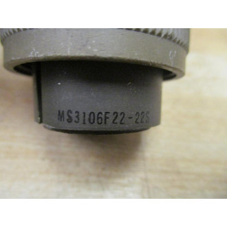 ITT Cannon Electric MS3106F22-22S Circular Connector MS3106F2222S - New No Box