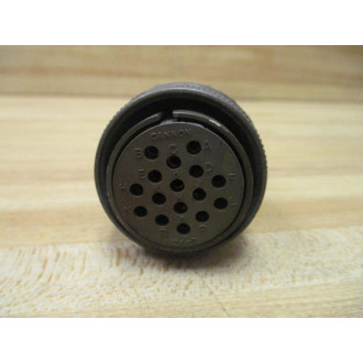 ITT Cannon Electric MS3106F24-5S Circular Connector Plug MS3106F245S - Used