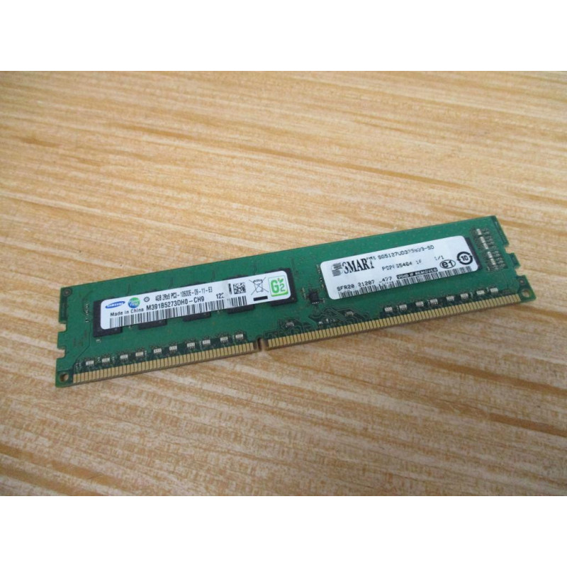 Samsung M391B5273DH0-CH9 4 GB Memory PC3-10600E-09-11-E3 - Used