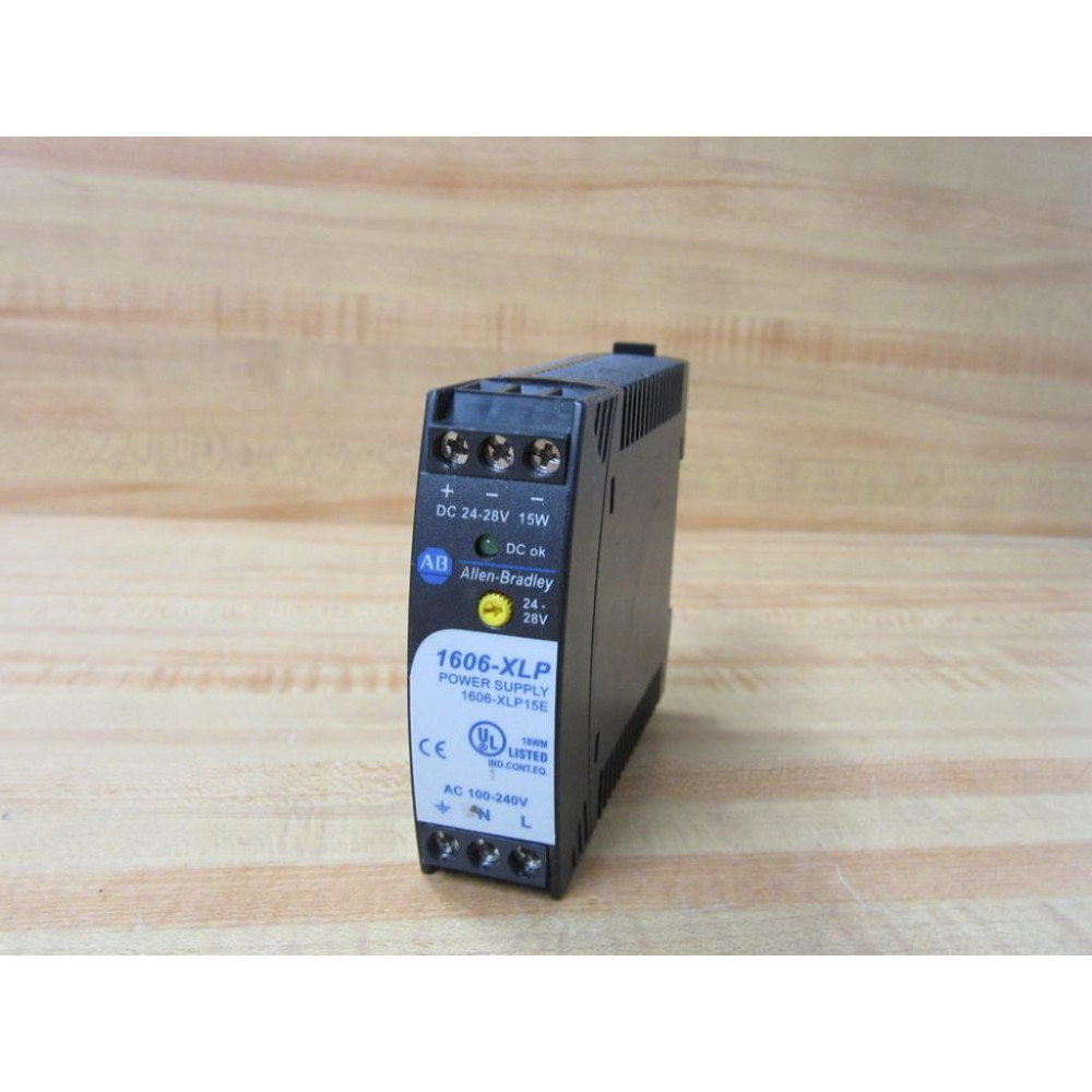Allen Bradley 1606-XLP15E Power Supply 1606XLP15E - New No Box Allen Bradley 1606-XLP15E Power Supply 1606XLP15E - New No Box