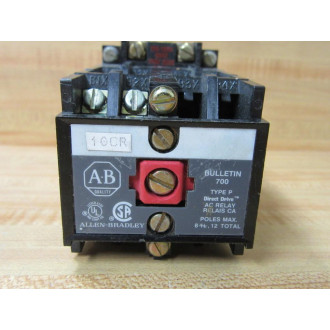 Allen Bradley 700-P000A1 Relay 700P000A1 Series A w700-PBOO - Used
