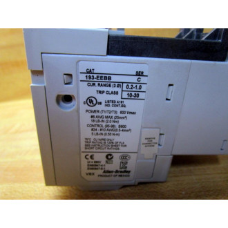 Allen Bradley 193-EEBB Overload Relay 193EEBB - Used
