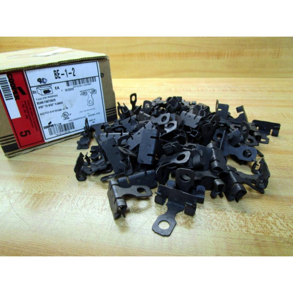 Cooper BE-1-2 Beam Fastener BE12 (Pack of 90) Cooper BE-1-2 Beam Fastener BE12 (Pack of 90)