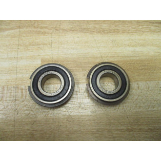 Peer Bearings 6002 2RSNR Ball Bearing 60022RSNR (Pack of 2) - New No Box
