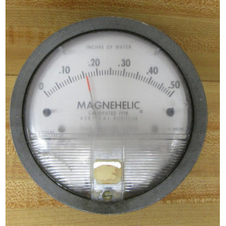 Dwyer 2000-0 C Differential Pressure Gage 20000C Cracked - Used