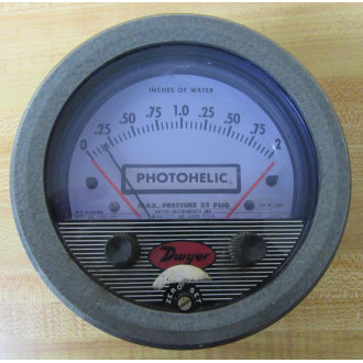 Dwyer 3002 Pressure SwitchGage 0-2 - Used