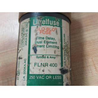 Littelfuse FLNR 400 Slo-Blo Fuse FLNR400 (Pack of 3) - Used