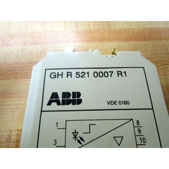 ABB GH R 521 0007 R1 Transistor Output Unit GHR5210007R1 - Used