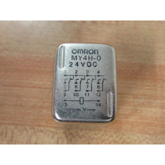 Omron MY4H-0 24VDC Relay MY4H024VDC - New No Box
